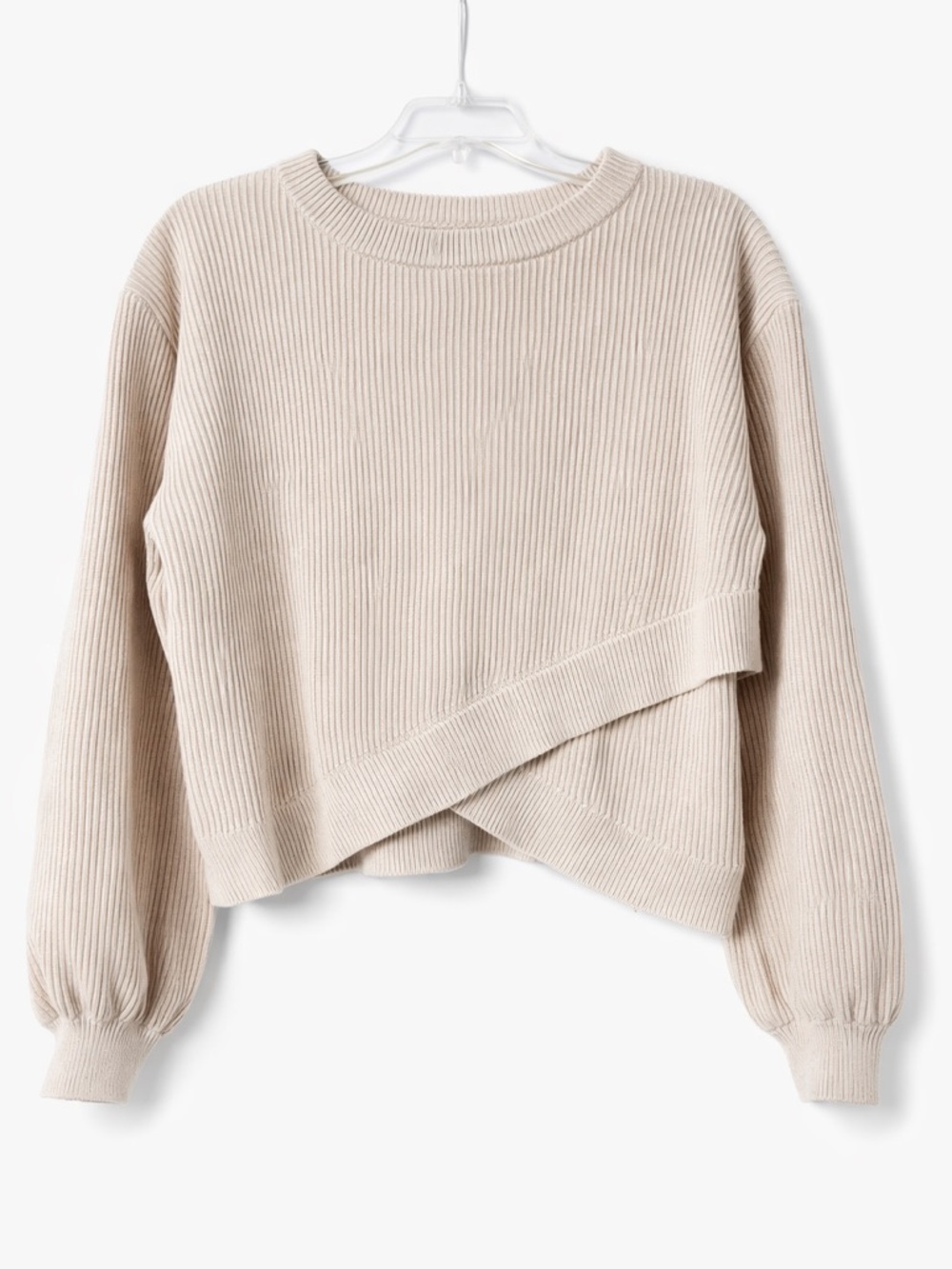 Lululemon Crossover Ribbed Cropped Sweater Size 10